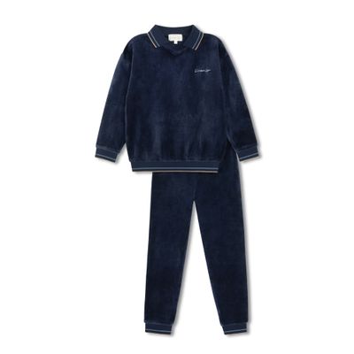 L'Amour Lou VELOUR POLO PAJAMA LLFW04 AW26