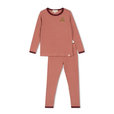L'Amour Lou POINTELLE BEAR PATCH FOOTIE LLFW10 AW26