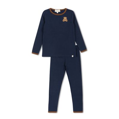 L'Amour Lou POINTELLE BEAR PATCH FOOTIE LLFW10 AW26