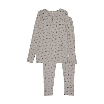Pouf breakfast-print-pj-grey AW26