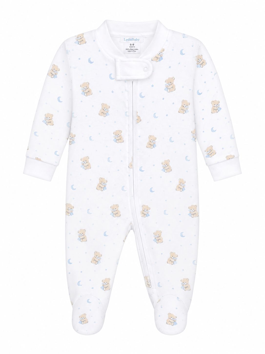 LYDA BABY PAWS IN THE SKY ZIPPER FOOTIE PP600-7409B AW26