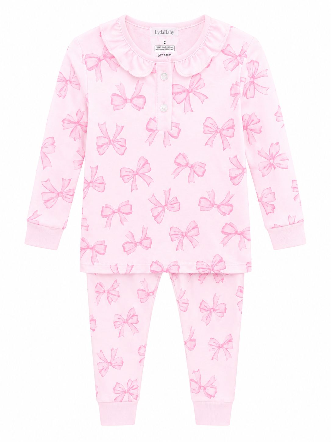LYDA BABY PINK FANCIES 2 PIECES SET PQ17B06-7418PK AW26