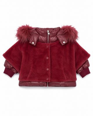 Montel Padded Jacket with Detachable Fur Vest - Y1381 AW26