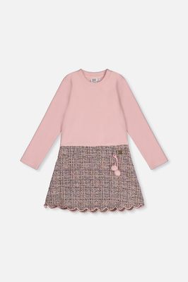 deux par deax Bi-Material Dress J20Q91 AW26