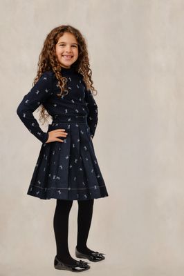 LUELLA Navy Mock Neck w/ Bows GW6720T-A AW26