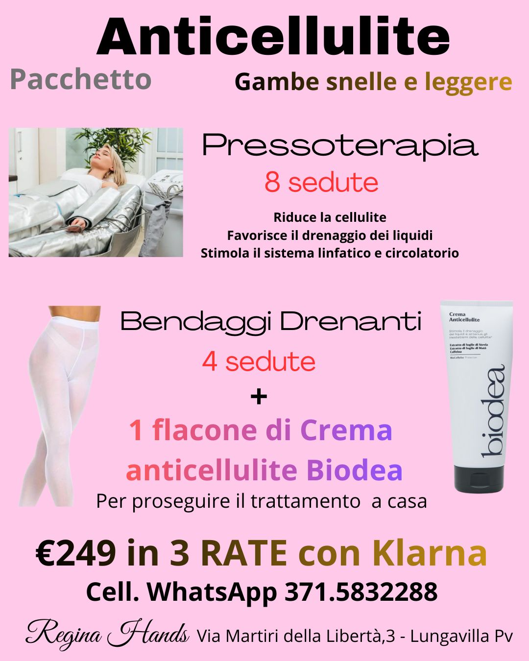 Pacchetto Anticellulite - Pressoterapia
