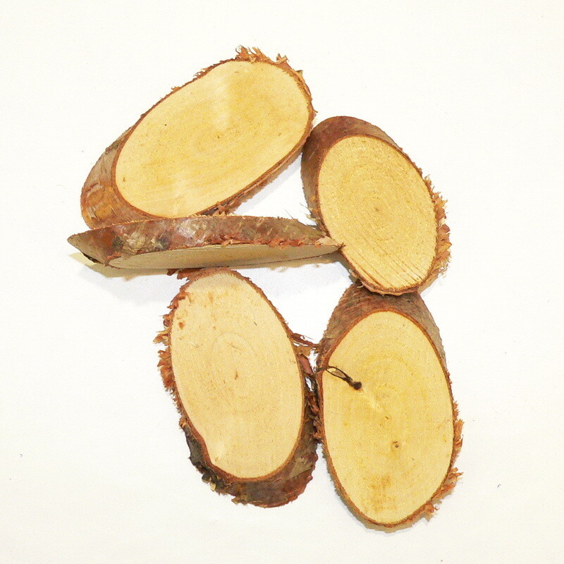 Birch pucks - oval Nr2.