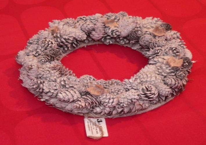 Vainags 25 cm balts