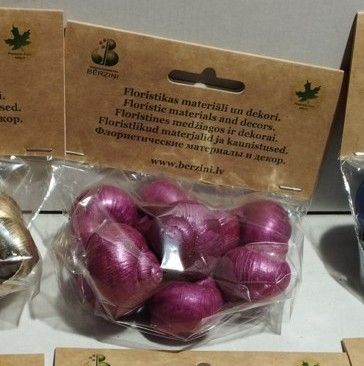Lielo vīngliemežu čaulas – violetas 10gab.