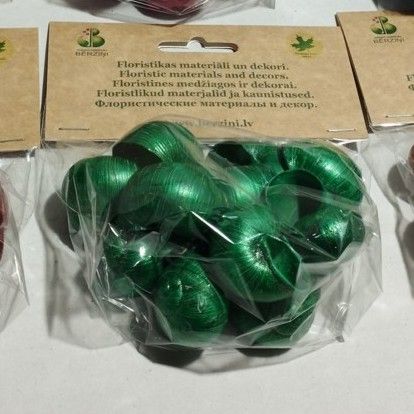 Lielo vīngliemežu čaulas – zaļas 10gab.