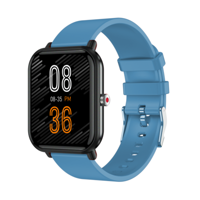Smartwatch iQuality® Q9-Pro Albastru Pal, Notificari, Termometru, Apeluri, Tensiune Arteriala, Oxigen, Ritm cardiac