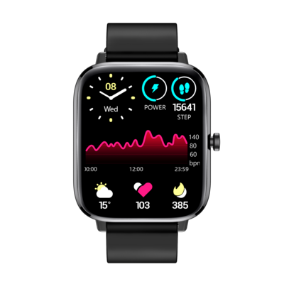 Smartwatch iQuality® T45S, Apeluri Bluetooth, Muzica, Termometru, Monitor Sanatate, Oxigen, Ritm cardiac