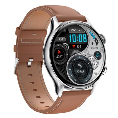 Smartwatch iQuality® HK PRO, Functie Apelare și Buton Rotativ, Notificari, Tensiune Arteriala, IP68