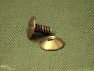 Dome Nut and Screw for M17A1 Kelley Transitional Helmet