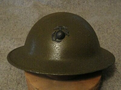 Post WWI Marine Corps. Helmet with Standing EGA