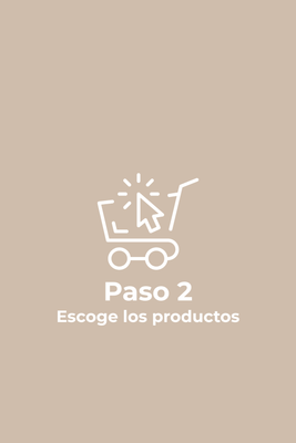 Paso 2 | Escoge los productos
