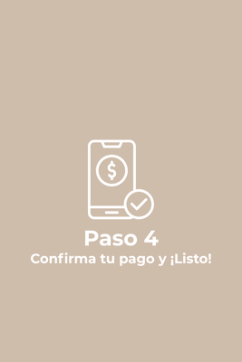 Paso 4 | Confirma tu pago y ¡Listo!