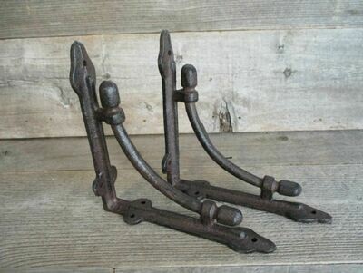 MEDIUM CAST IRON BRACKETS 6 1/2 MEDIUM CAST IRON BRACKETS 6 1/2