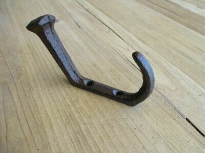 CAST IRON RAILROAD SPIKE HOOKS CAST IRON RAILROAD SPIKE HOOKS