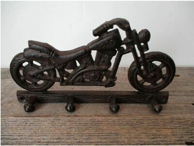 CAST IRON MOTORCYCLE WALL HOOK CAST IRON MOTORCYCLE WALL HOOK