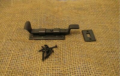 IRON FLAT SLIDING DEAD BOLT BORED LOCK IRON FLAT SLIDING DEAD BOLT BORED LOCK