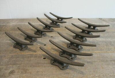 RUSTIC CLEAT HOOK / DRAWER PULL/ BOAT TIE, 5