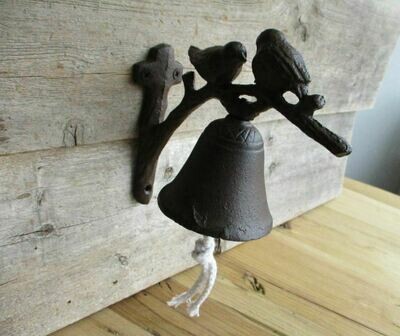 CAST IRON BIRD DINNER BELL CAST IRON BIRD DINNER BELL