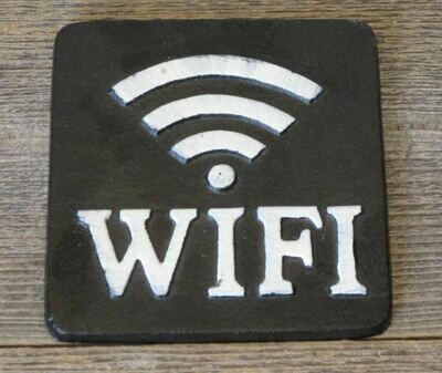 CAST IRON WIFI SIGNS CAST IRON WIFI SIGNS