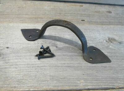 Iron Hand Forged Spade Handles 6 1/4