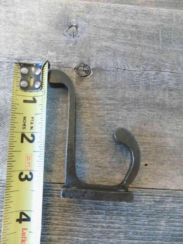 HEAVY DUTY IRON HOOK, 3 1/4" LONG