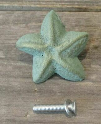 CAST IRON NAUTICAL STARFISH DRAWER KNOB / PULL CAST IRON NAUTICAL STARFISH DRAWER KNOB / PULL
