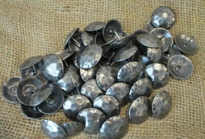 Clavos Decorative Nail Heads Rustic Worn Silver 1 1/2 Clavos Decorative Nail Heads Rustic Worn Silver 1 1/2