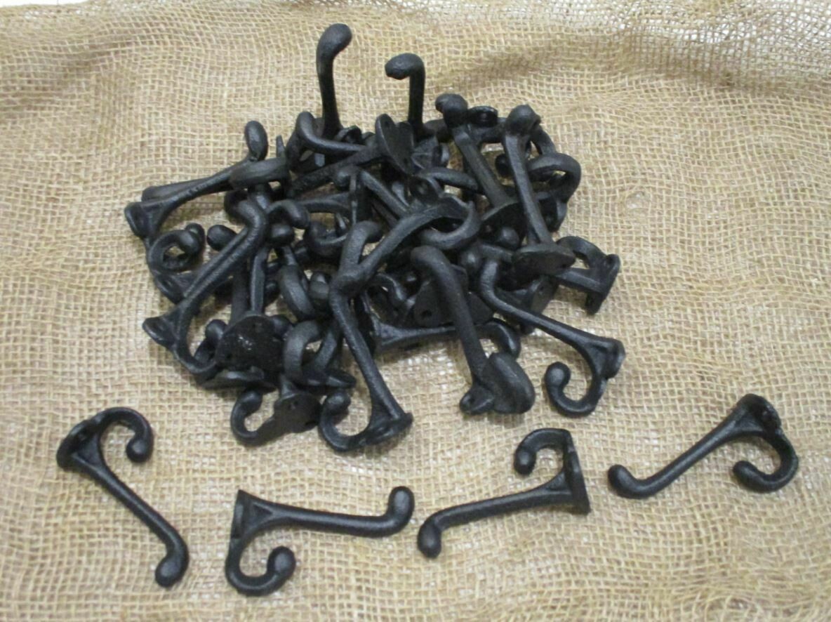 Cast Iron Black Hook 3 1/4