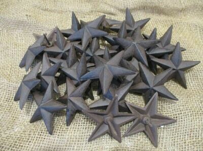 CAST IRON RUSTIC STAR NAILS 3 1/2 CAST IRON RUSTIC STAR NAILS 3 1/2