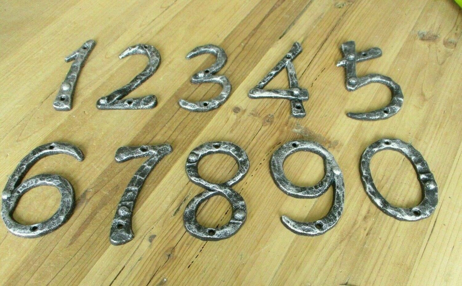 CAST IRON NUMBERS SETS 0-9