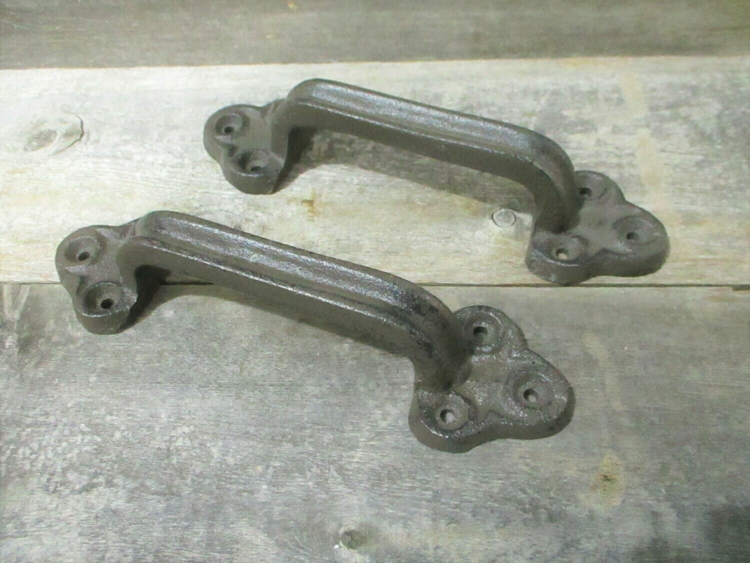 Large Rustic Cast Iron Barn Handles Gate Pull Shed Door Handle