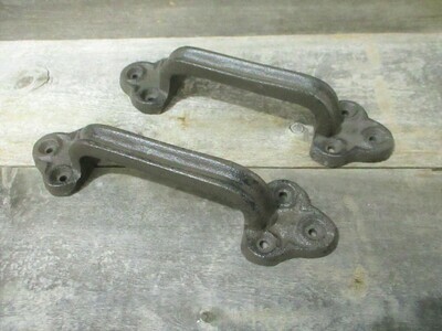 Large Rustic Cast Iron Barn Handles Gate Pull Shed Door Handle Large Rustic Cast Iron Barn Handles Gate Pull Shed Door Handle