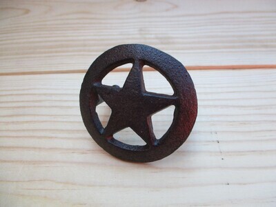 STAR DRAWER PULLS WITH SCREWS (DOUBLE STEM)