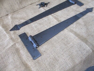 EXTRA LONG HAND FORGED T HINGES 18