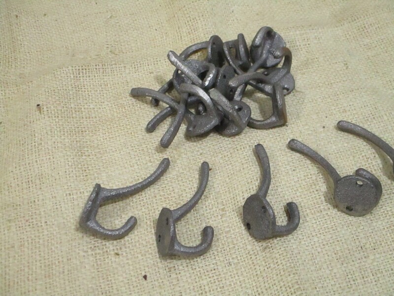 RAW CAST IRON HOOK, 3"