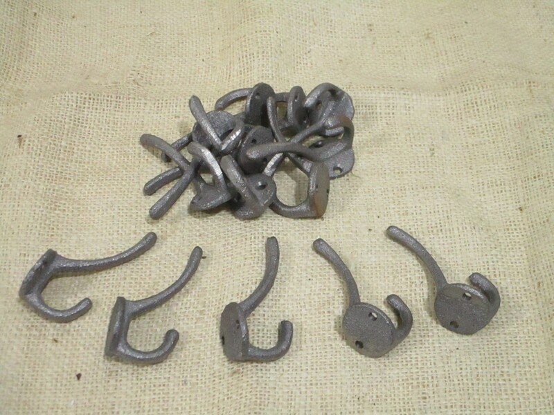 RAW CAST IRON HOOK, 3"