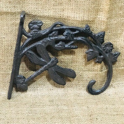 CAST IRON DRAGONFLY PLANT HANGERS