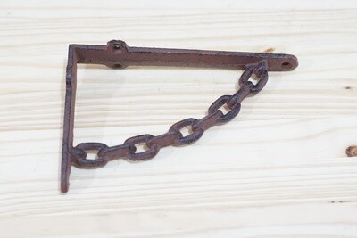 CAST IRON RUSTIC CHAIN BRACKET CAST IRON RUSTIC CHAIN BRACKET
