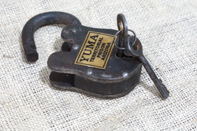 LARGE YUMA TERRITORIAL PRISON ARIZONA LOCK