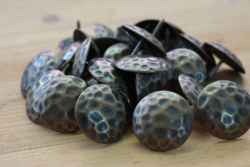 Clavos Decorative Nail Heads with Worn Brass Finish