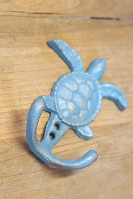 Cast Iron Sea Turtle Hook