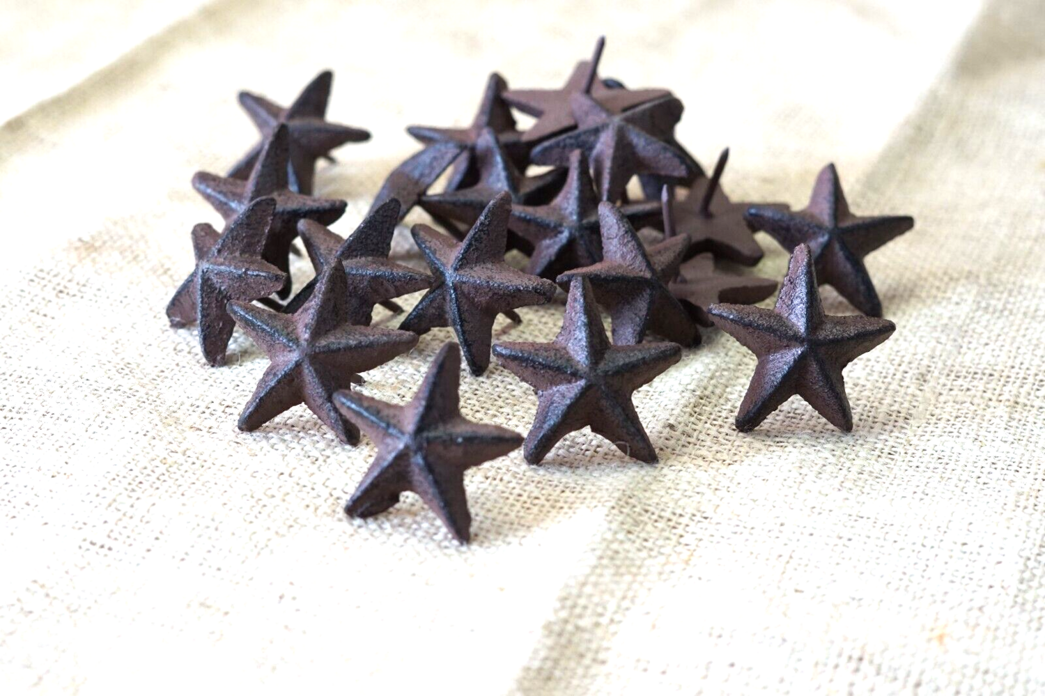 CAST IRON RUSTIC STAR NAILS 2