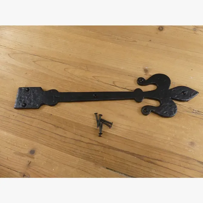 LARGE FLEUR DE LIS FAUX / DUMMY HINGE