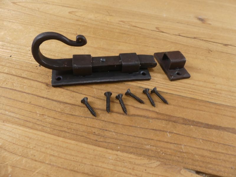 SLIDING LOCK AND LATCH , 4 5/8" LONG