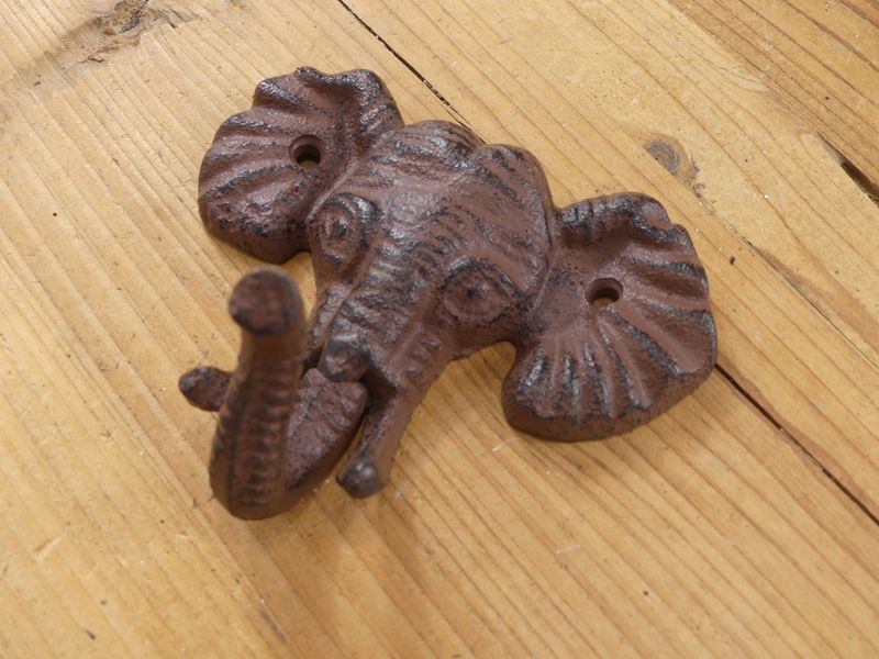 Cast Iron Elephant Hook